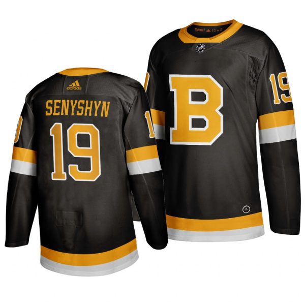 Elegant Adidas Boston Bruins #19 Zachary Senyshyn Black 2019 20 Authentic Third Stitched NHL Jersey to back your beloved Sabres athletes