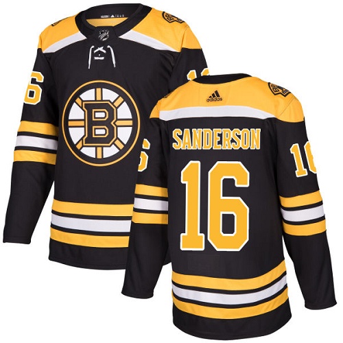 Stunning Adidas Bruins #16 Derek Sanderson Black Home Authentic Stitched NHL Jersey as a prized hockey collectible