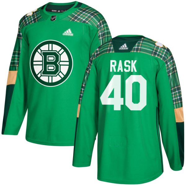 Alluring Adidas Bruins #40 Tuukka Rask adidas Green St. Patrick's Day Authentic Practice Stitched NHL Jersey for a thrilling hockey event