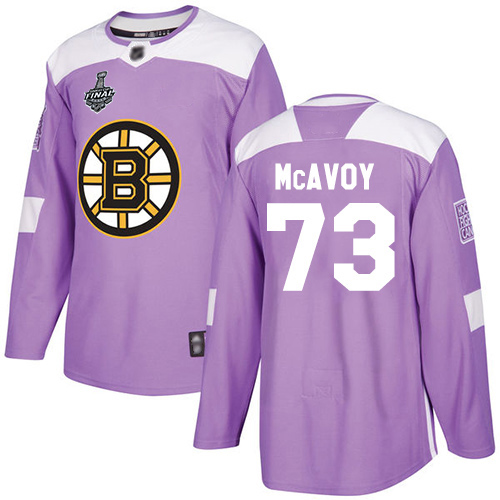 Exquisite Adidas Bruins #73 Charlie McAvoy Purple Authentic Fights Cancer Stanley Cup Final Bound Youth Stitched NHL Jersey for dedicated Sabres supporters