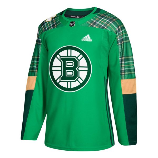 Exquisite Adidas Bruins Blank adidas Green St. Patrick's Day Authentic Practice Stitched NHL Jersey to augment your hockey keepsake collection
