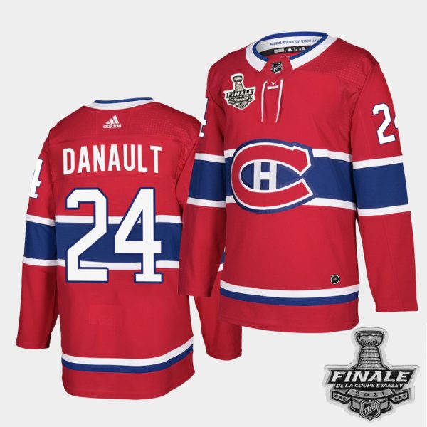 Superb Adidas Canadiens #24 Phillip Danault Red Home Authentic Youth 2021 NHL Stanley Cup Final Patch Jersey to shine at the arena