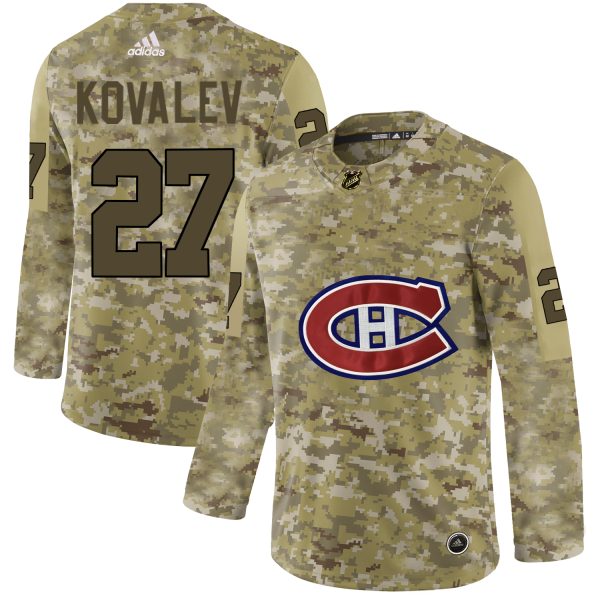 Magnificent Adidas Canadiens #27 Alexei Kovalev Camo Authentic Stitched NHL Jersey to exhibit your team allegiance