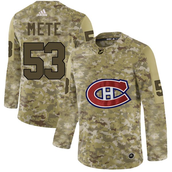 Superb Adidas Canadiens #53 Victor Mete Camo Authentic Stitched NHL Jersey to back your beloved Sabres athletes