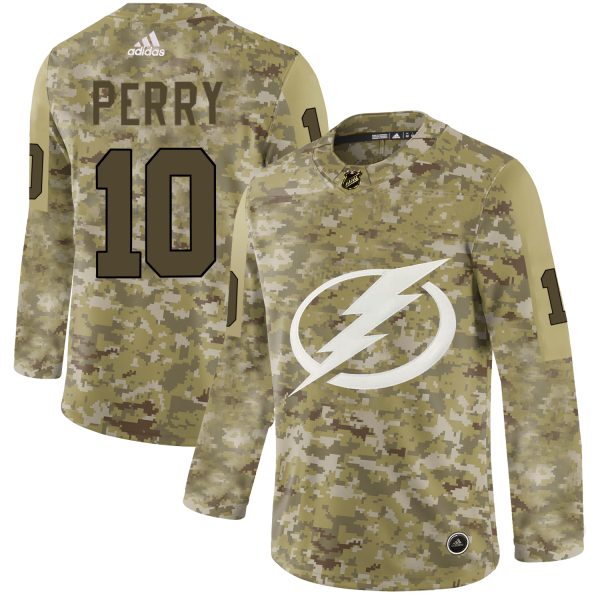 Elegant Adidas Lightning #10 Corey Perry Camo Authentic Stitched NHL Jersey to back your beloved Sabres athletes