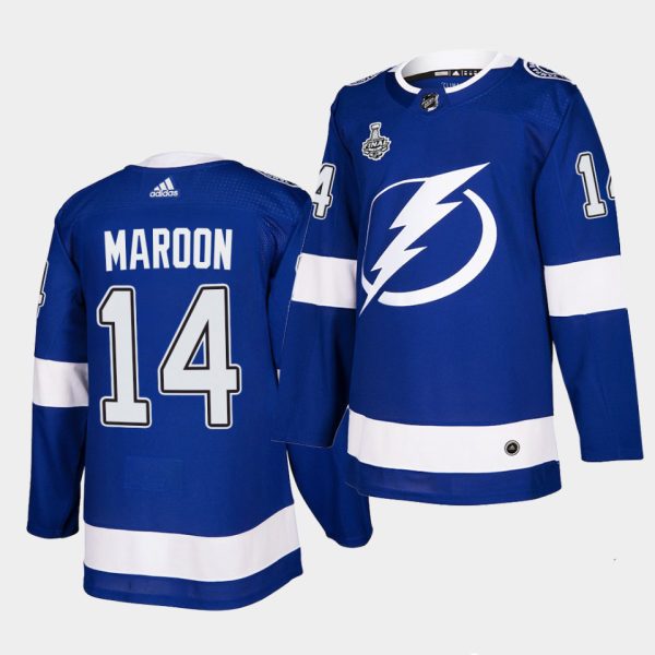 Elegant Adidas Lightning #14 Patrick Maroon Blue Home Authentic 2021 NHL Stanley Cup Final Patch Jersey to exhibit your team allegiance