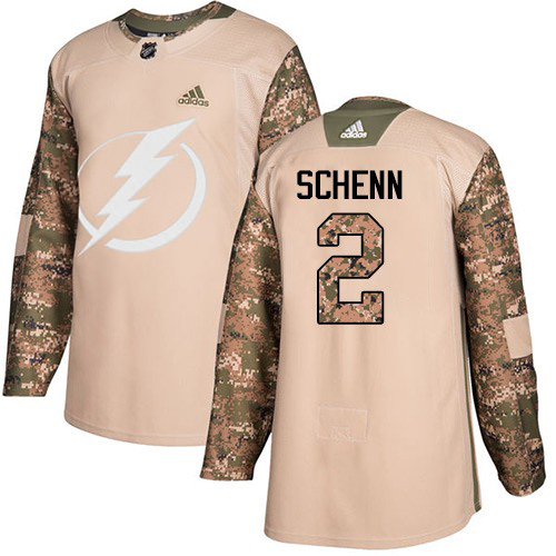 Charming Adidas Lightning #2 Luke Schenn Camo Authentic 2017 Veterans Day Stitched NHL Jersey to augment your hockey keepsake collection