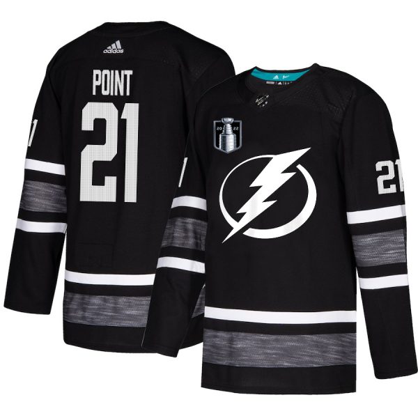 Alluring Adidas Lightning #21 Brayden Point Black Authentic 2022 Stanley Cup Final Patch All Star Stitched NHL Jersey to augment your hockey keepsake collection