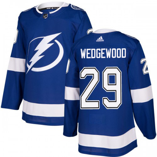 Magnificent Adidas Lightning #29 Scott Wedgewood Blue Home Authentic Youth Stitched NHL Jersey for a memorable match day