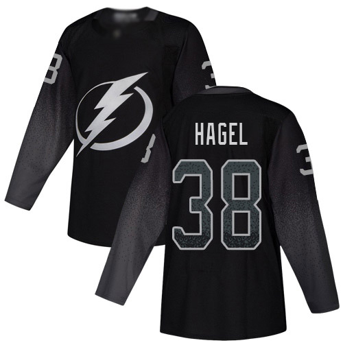 Superb Adidas Lightning #38 Brandon Hagel Black Alternate Authentic Stitched Youth NHL Jersey as a prized hockey collectible