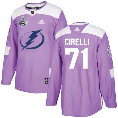 Charming Adidas Lightning #71 Anthony Cirelli Purple Authentic Fights Cancer 2020 Stanley Cup Champions Stitched NHL Jersey to back your beloved Sabres athletes