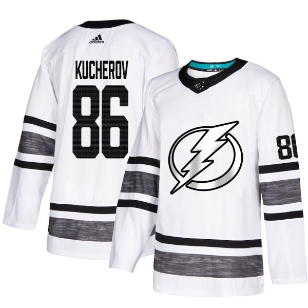 Alluring Adidas Lightning #86 Nikita Kucherov White Authentic 2019 All Star Stitched NHL Jersey for a memorable match day