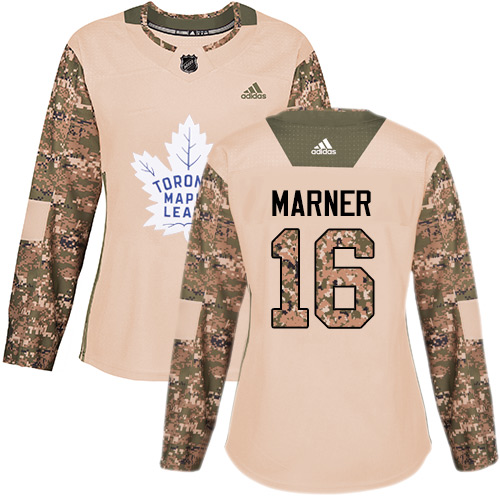 Stunning Adidas Maple Leafs #16 Mitchell Marner Camo Authentic 2017 Veterans Day Women's Stitched NHL Jersey for a thrilling hockey event