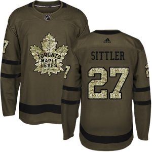 Captivating Adidas Maple Leafs #27 Darryl Sittler Green Salute to Service Stitched NHL Jersey as a prized hockey collectible
