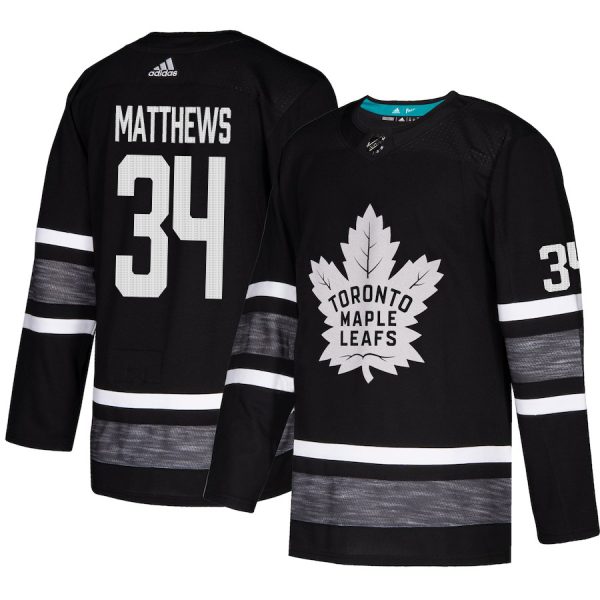 Magnificent Adidas Maple Leafs #34 Auston Matthews Black Authentic 2019 All Star Stitched Youth NHL Jersey for genuine hockey aficionados