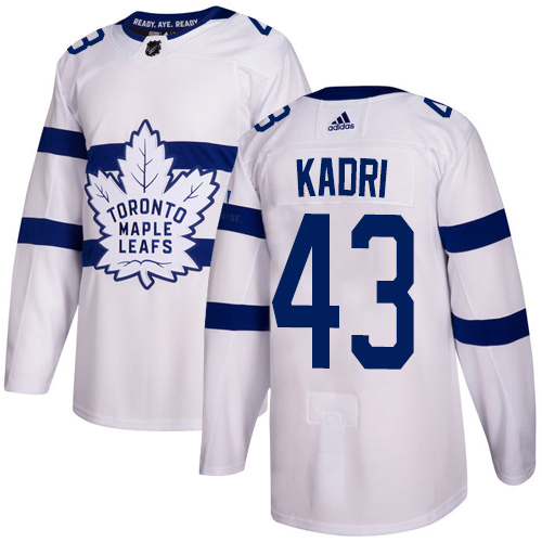 Magnificent Adidas Maple Leafs #43 Nazem Kadri White Authentic 2018 Stadium Series Stitched Youth NHL Jersey as a prized hockey collectible