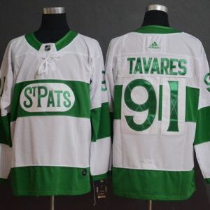 Superb Adidas Maple Leafs #91 John Tavares White Authentic St. Pats Stitched NHL Jersey to shine at the arena