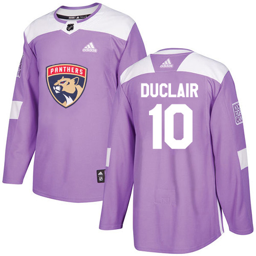 Superb Adidas Panthers #10 Anthony Duclair Purple Authentic Fights Cancer Stitched Youth NHL Jersey for a thrilling hockey event