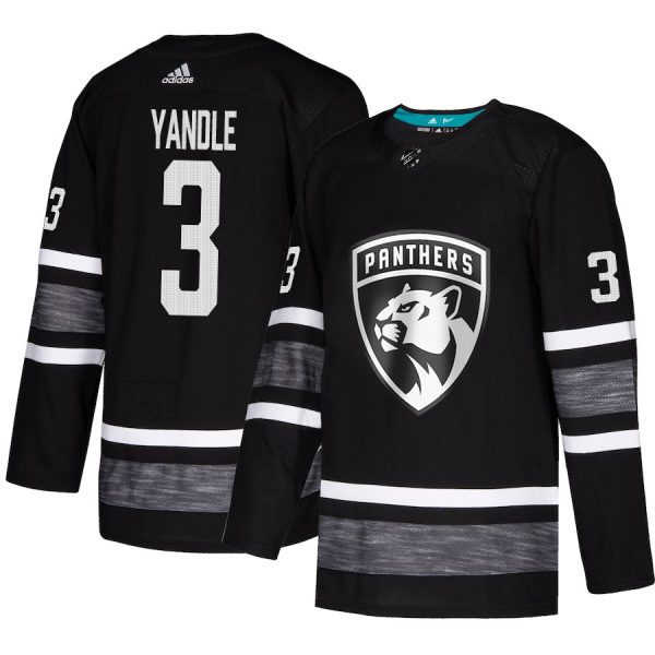 Stunning Adidas Panthers #3 Keith Yandle Black Authentic 2019 All Star Stitched NHL Jersey for a thrilling hockey event