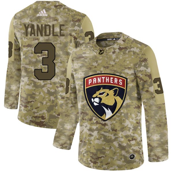Superb Adidas Panthers #3 Keith Yandle Camo Authentic Stitched NHL Jersey to back your beloved Sabres athletes