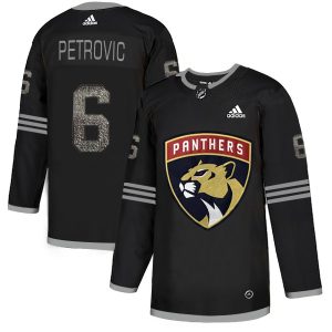 Charming Adidas Panthers #6 Alexander Petrovic Black Authentic Classic Stitched NHL Jersey to exhibit your team allegiance