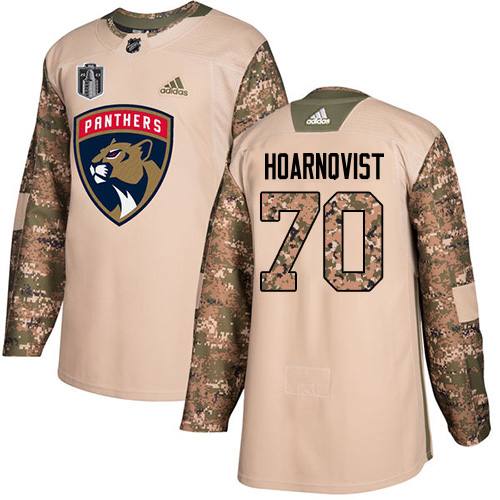 Glamorous Adidas Panthers #70 Patric Hornqvist Camo 2023 Stanley Cup Final Patch Authentic Stitched NHL Jersey to augment your hockey keepsake collection