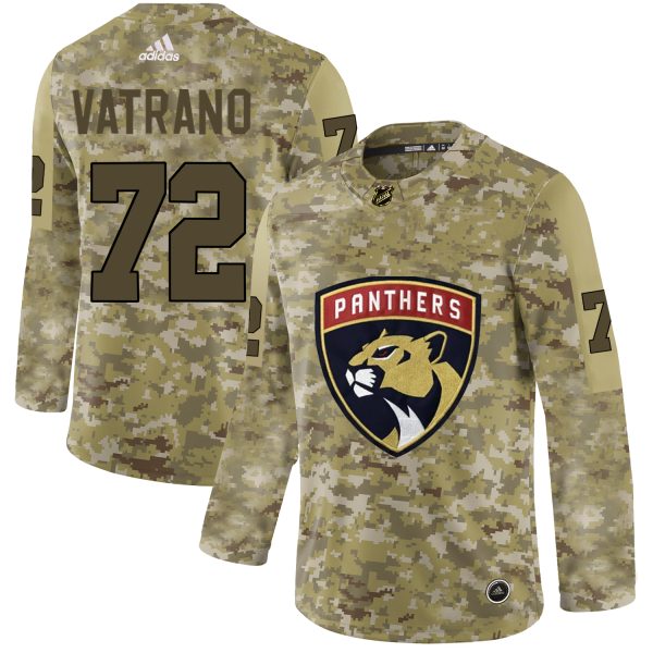 Charming Adidas Panthers #72 Frank Vatrano Camo Authentic Stitched NHL Jersey for a thrilling hockey event