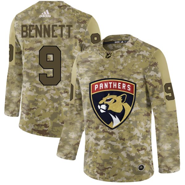 Charming Adidas Panthers #9 Sam Bennett Camo Authentic Stitched Youth NHL Jersey to shine at the arena