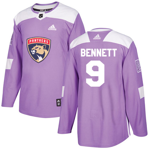 Elegant Adidas Panthers #9 Sam Bennett Purple Authentic Fights Cancer Stitched NHL Jersey to exhibit your team allegiance
