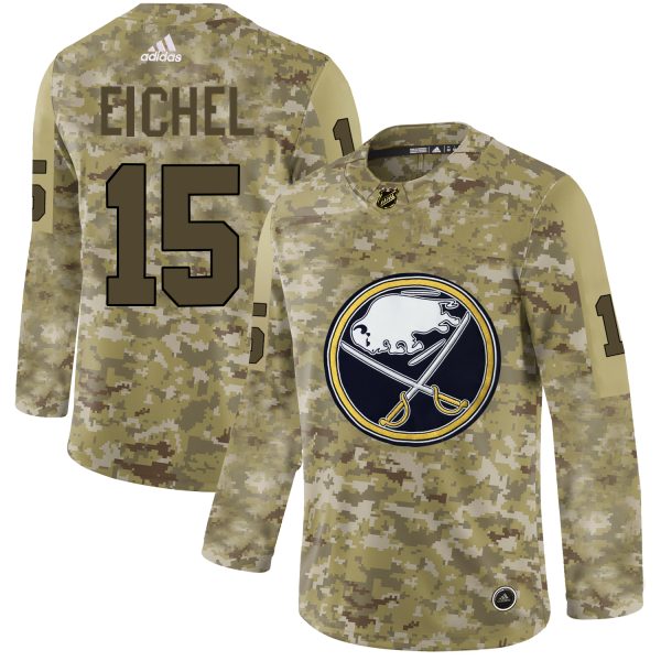 Charming Adidas Sabres #15 Jack Eichel Camo Authentic Stitched NHL Jersey to back your beloved Sabres athletes