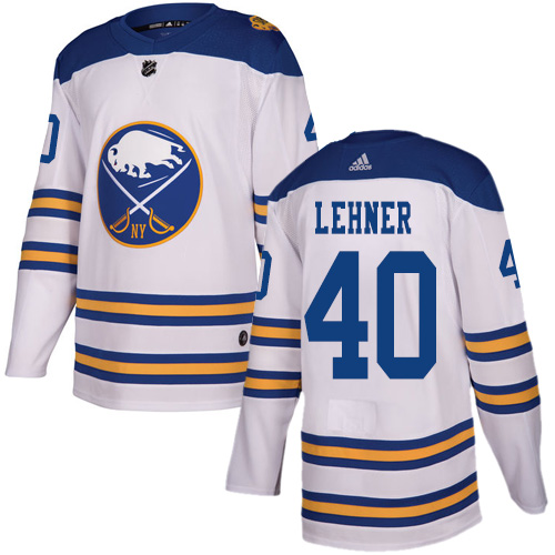 Stunning Adidas Sabres #40 Robin Lehner White Authentic 2018 Winter Classic Stitched NHL Jersey for a memorable match day