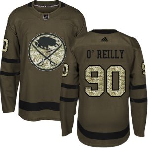 Charming Adidas Sabres #90 Ryan O'Reilly Green Salute to Service Youth Stitched NHL Jersey for genuine hockey aficionados