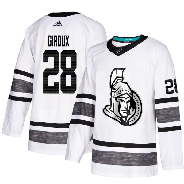 Stunning Adidas Senators #28 Claude Giroux White Authentic 2019 All Star Stitched NHL Jersey to back your beloved Sabres athletes
