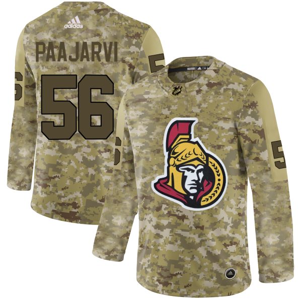Superb Adidas Senators #56 Magnus Paajarvi Camo Authentic Stitched NHL Jersey for a memorable match day