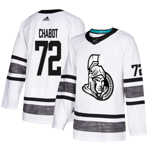 Magnificent Adidas Senators #72 Thomas Chabot White Authentic 2019 All Star Stitched Youth NHL Jersey to shine at the arena