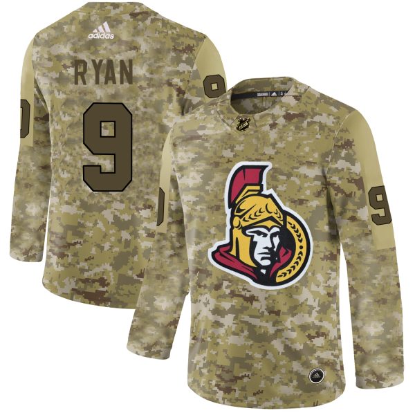 Alluring Adidas Senators #9 Bobby Ryan Camo Authentic Stitched NHL Jersey for a memorable match day