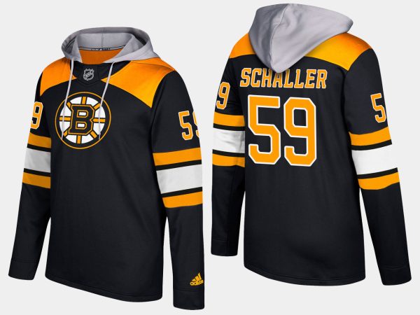 Captivating Bruins #59 Tim Schaller Black Name And Number Hoodie for a thrilling hockey event