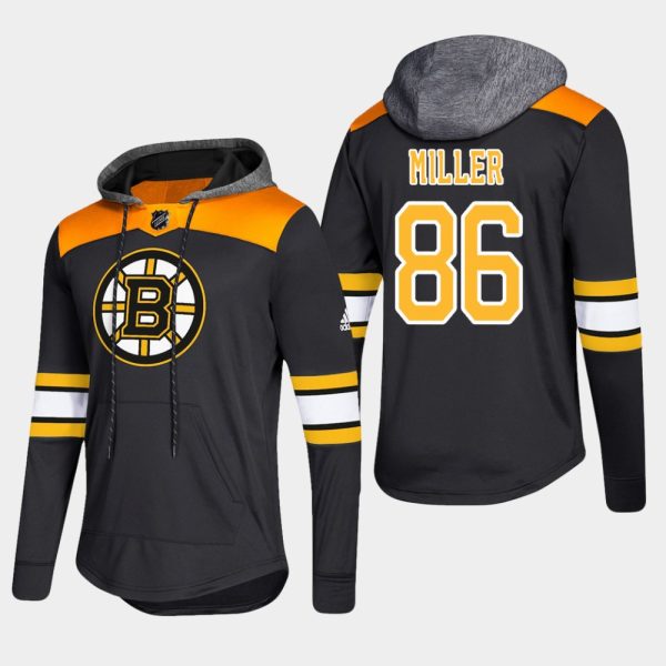Alluring Bruins #86 Kevan Miller Black 2018 Pullover Platinum Hoodie for premium game day attire