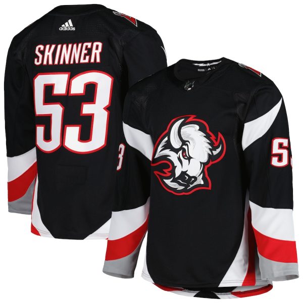 Magnificent Buffalo Sabres #53 Jeff Skinner Men's adidas Black Alternate Authentic Pro Primegreen Player Jersey to back your beloved Sabres athletes
