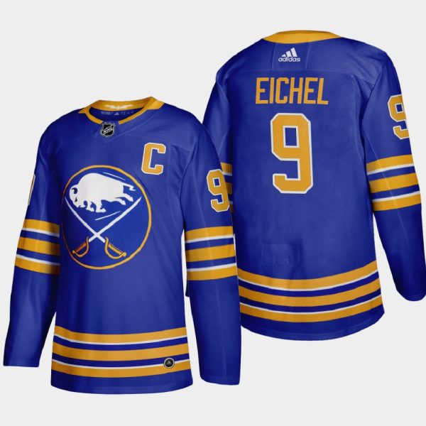 Charming Buffalo Sabres #9 Jack Eichel Men's Adidas 2020 21 Home Authentic Player Stitched NHL Jersey Royal Blue to back your beloved Sabres athletes