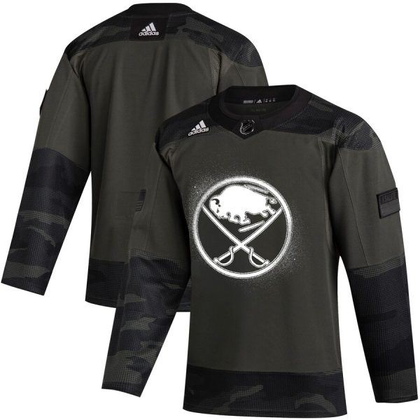 Magnificent Buffalo Sabres Adidas 2019 Veterans Day Authentic Practice NHL Jersey Camo to shine at the arena