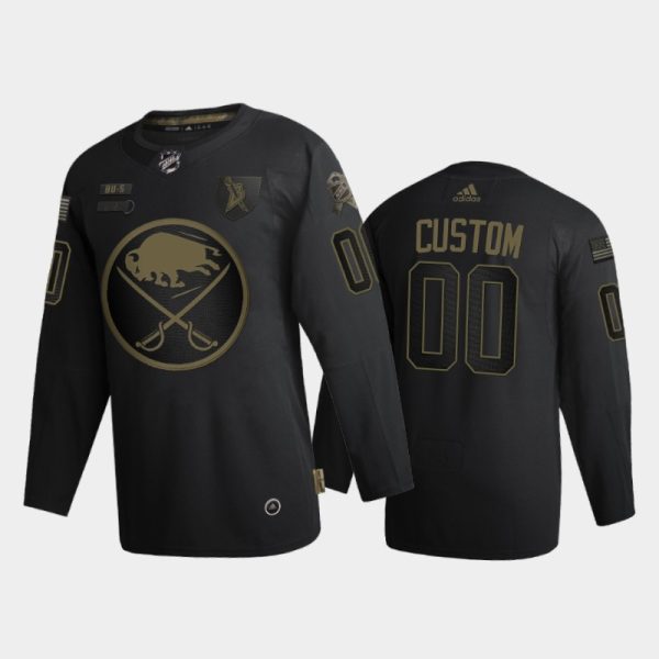 Elegant Buffalo Sabres Custom Men's Adidas 2020 Veterans Day Authentic NHL Jersey Black for a thrilling hockey event