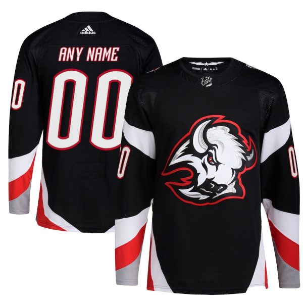 Exquisite Buffalo Sabres Custom Men's adidas Black Alternate Authentic Pro Primegreen Jersey to shine at the arena