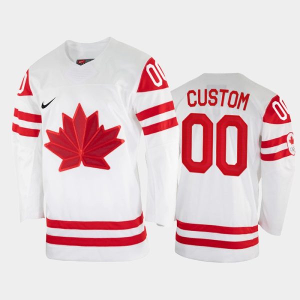 Magnificent Canada Hockey Custom Men's Nike Beijing 2022 Winter Olympics Home Jersey White for a thrilling hockey event