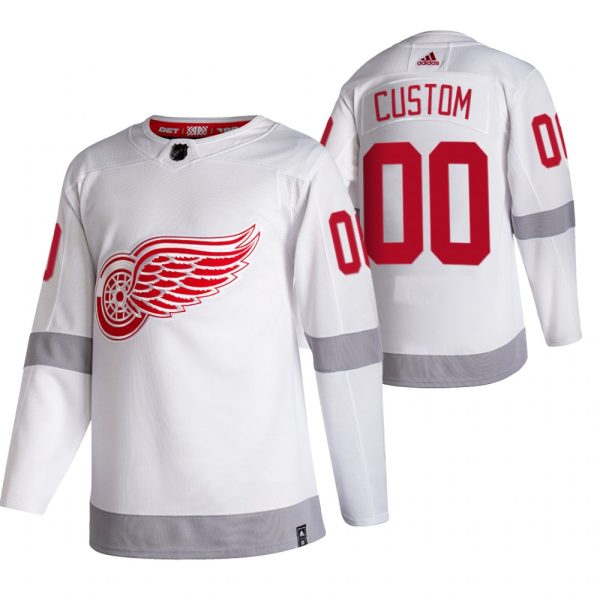 Elegant Detroit Red Wings Custom White Men's Adidas 2020 21 Reverse Retro Alternate NHL Jersey for a memorable match day