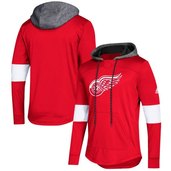 Charming Detroit Red Wings adidas Platinum Jersey Pullover Hoodie Red to augment your hockey keepsake collection