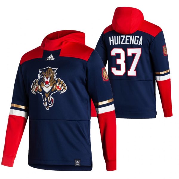 Elegant Florida Panthers #37 Wayne Huizenga Adidas Reverse Retro Pullover Hoodie Navy for dedicated Sabres supporters
