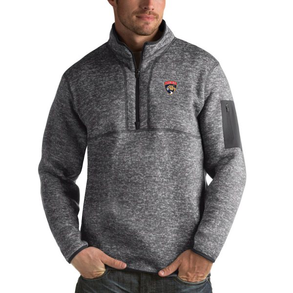 Elegant Florida Panthers Antigua Fortune Quarter Zip Pullover Jacket Black for a memorable match day