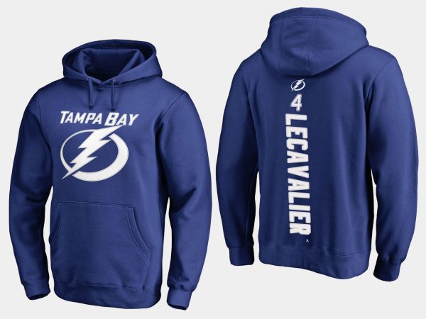 Captivating Lightning #4 Vincent Lecavalier Blue Name And Number Hoodie to back your beloved Sabres athletes