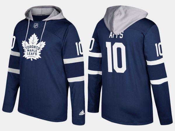 Alluring Maple Leafs #10 Syl Apps Royal Name And Number Hoodie to augment your hockey keepsake collection